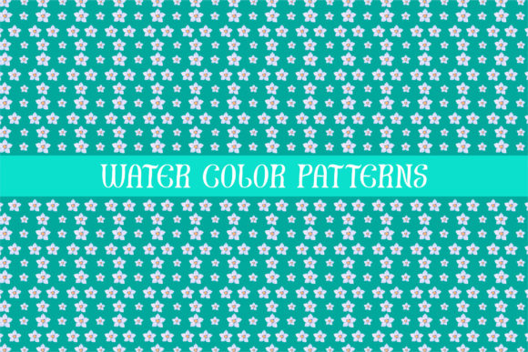 10 Seamless Watercolor Patterns Set for Crafting and Design