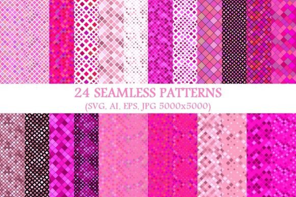 24 Seamless Pink Square Patterns Review