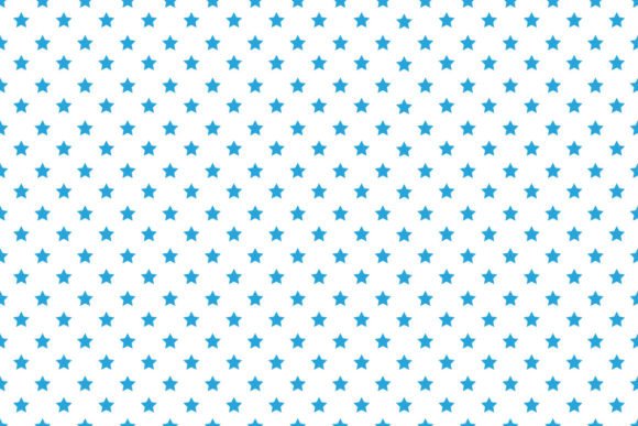 Blue and White Seamless Stars Patterns for Modern Web Design