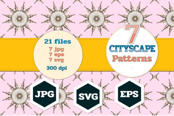 Cityscape Patterns 3: A Graphic Design Asset for Modern Web Projects
