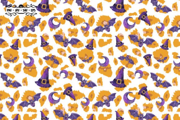 Cute Halloween Digital Paper for Branding and Packaging