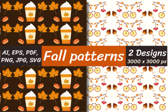 Fall Patterns Graphic Design Asset Review