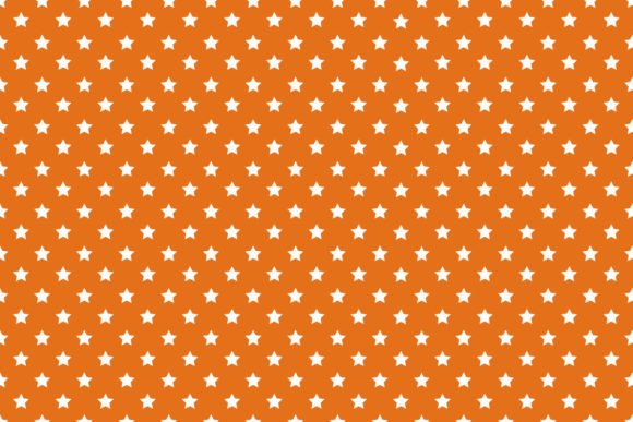 Orange Seamless Stars Patterns for Branding and Marketing