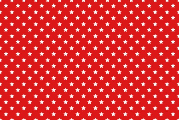 Seamless Red Stars Patterns for Blog and Web Design