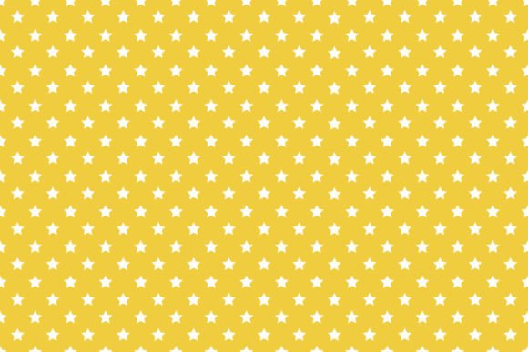 Seamless Stars Patterns on Yellow