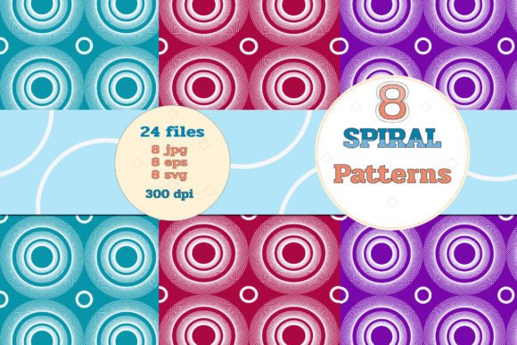 Spiral Patterns - Collection for Handmade Projects