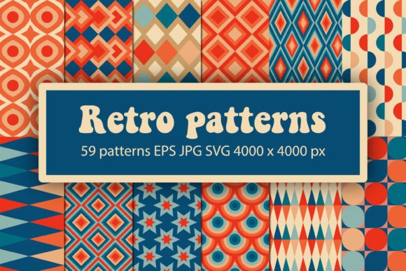 Vintage Retro Seamless Patterns Review
